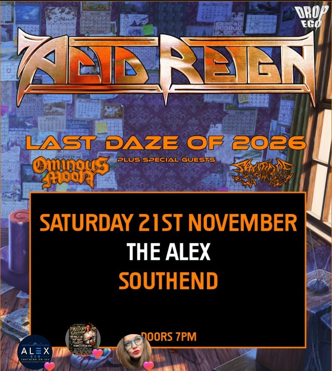 Acid Reign Last Daze of 2026 poster